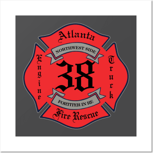 Atlanta Fire Station 38 Posters and Art